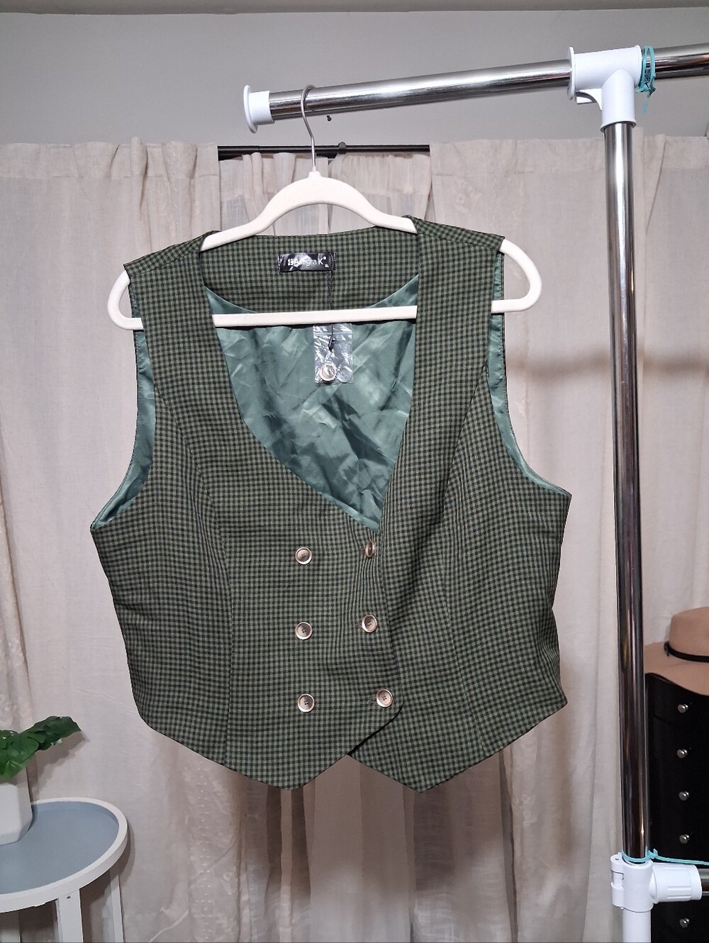 Allegra K Vintage Steampunk Vest NWOT - Picture 2 of 5